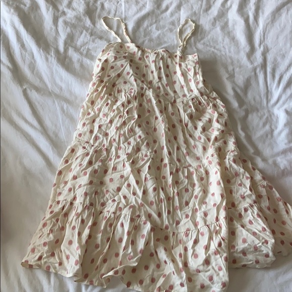 Cream and pink polka dot dress - Picture 1 of 1